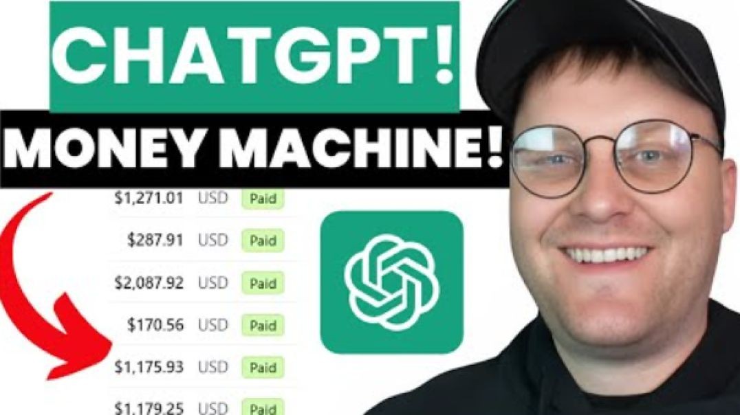 ⁣How I Make 1k A Day With Chat GPT